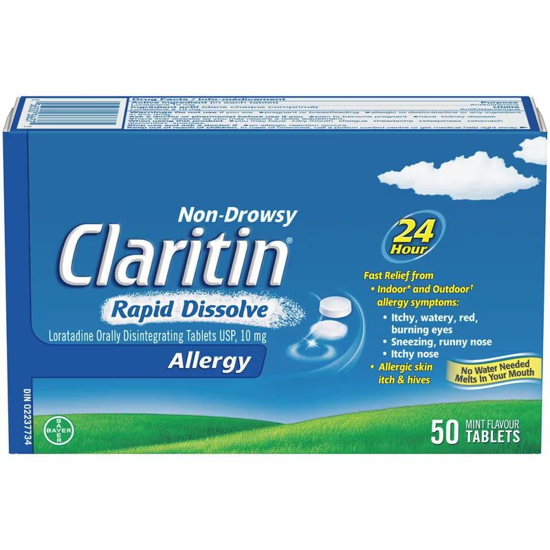 CLARITIN RAPID DISSOLVE TB 10MG 50 TABLET