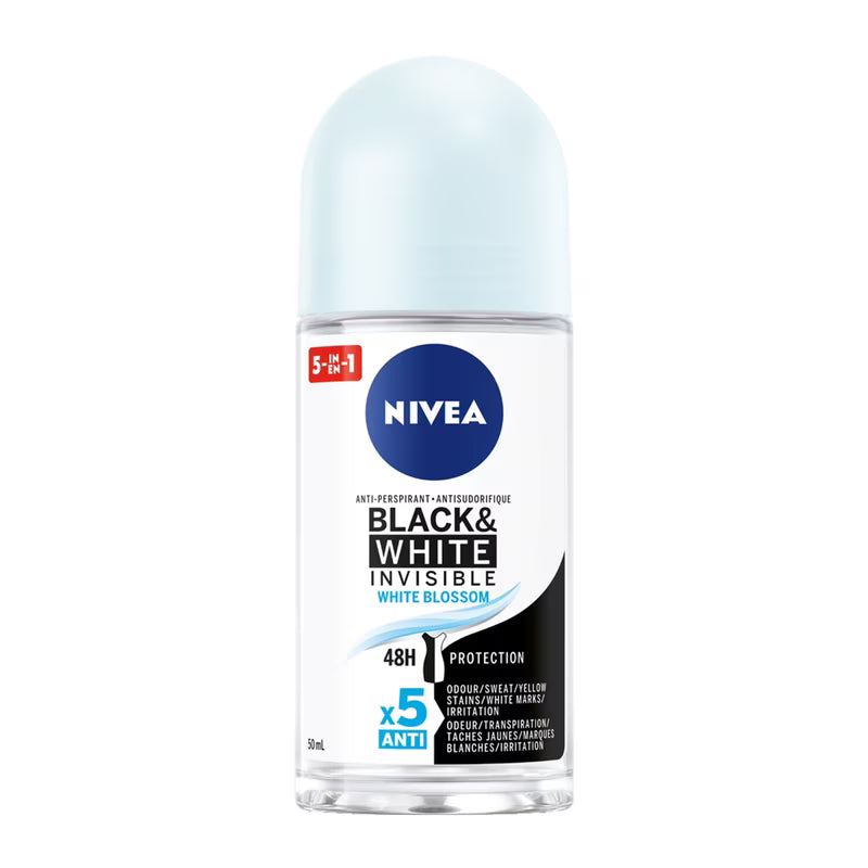 NIVEA A/PERSPIRANT INVISIBLE BK ROLL-ON PURE 50ML