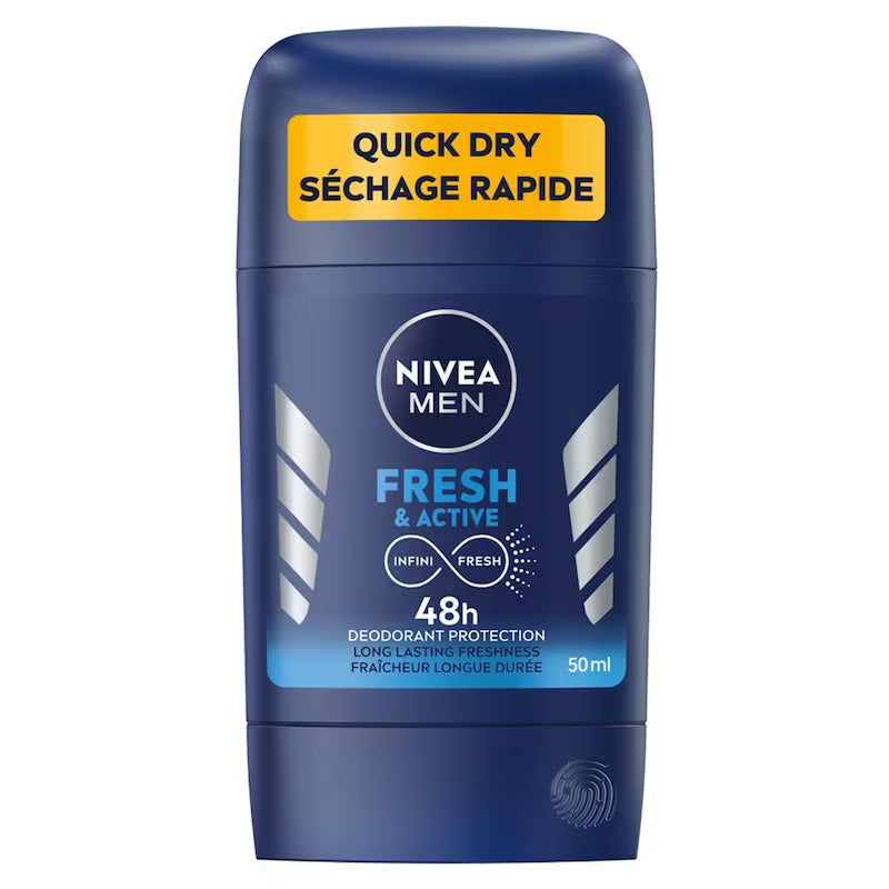 NIVEA MEN FRESH & ACTIVE A/PERSP/DEOD STICK 50ML