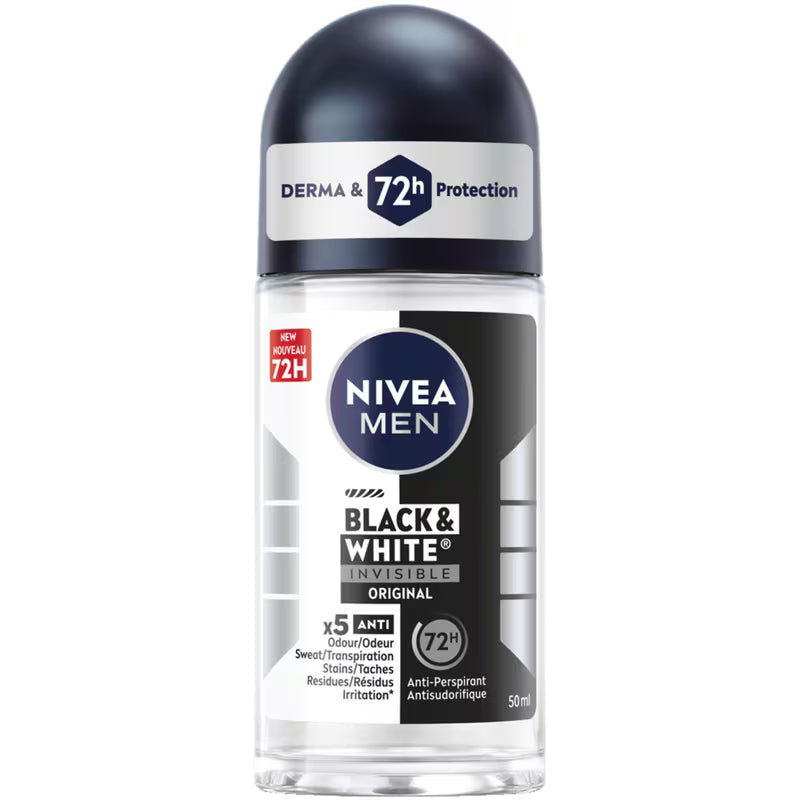 NIVEA MEN BLACK&WHITE INVISIBLE ORIG ROLL-ON 50ML
