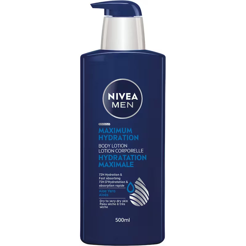 NIVEA MEN LOT MAXIMUM HYDRATION 500ML
