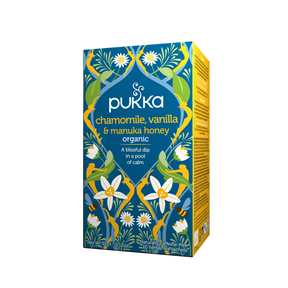 Pukka Tea Organic Chamomile Vanilla Manuka Honey - box of 20 sachets
