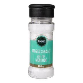 Sundhed   Iodized Sea Salt Fine 120g