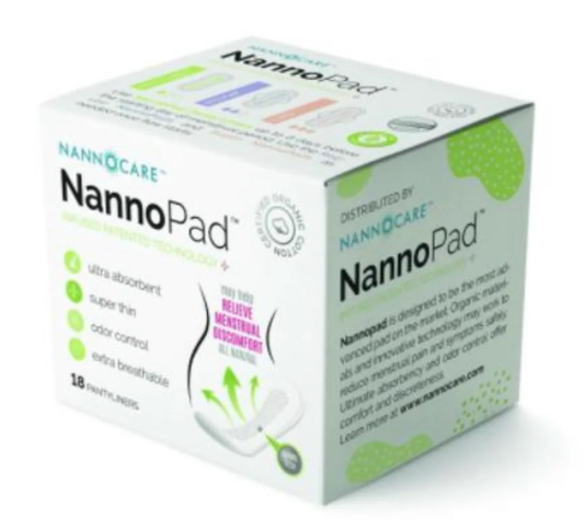 NannoPad   Natural Organic Liners 18ct