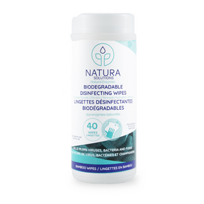 Natura Solutions   Biodegradable Disinfecting Wipes 40ct