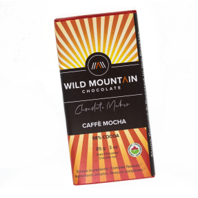 Wild Mountain Chocolate   Caffe Mocha Dark Chocolate 58% 12 x 85g