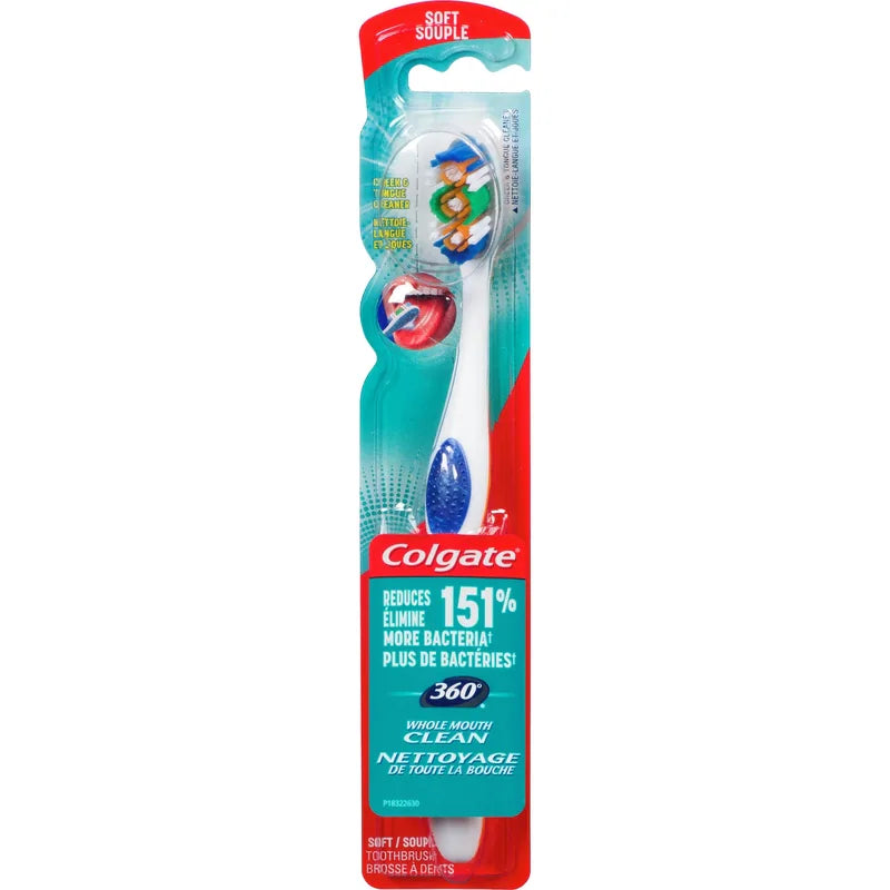 TOOTHBRUSH COLGATE 360 SOFT 1 pack of 6