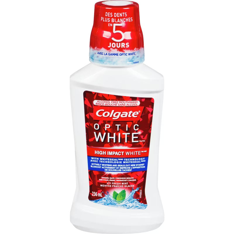 COLGATE OPTIC WHITE MOUTHWASH 236ML