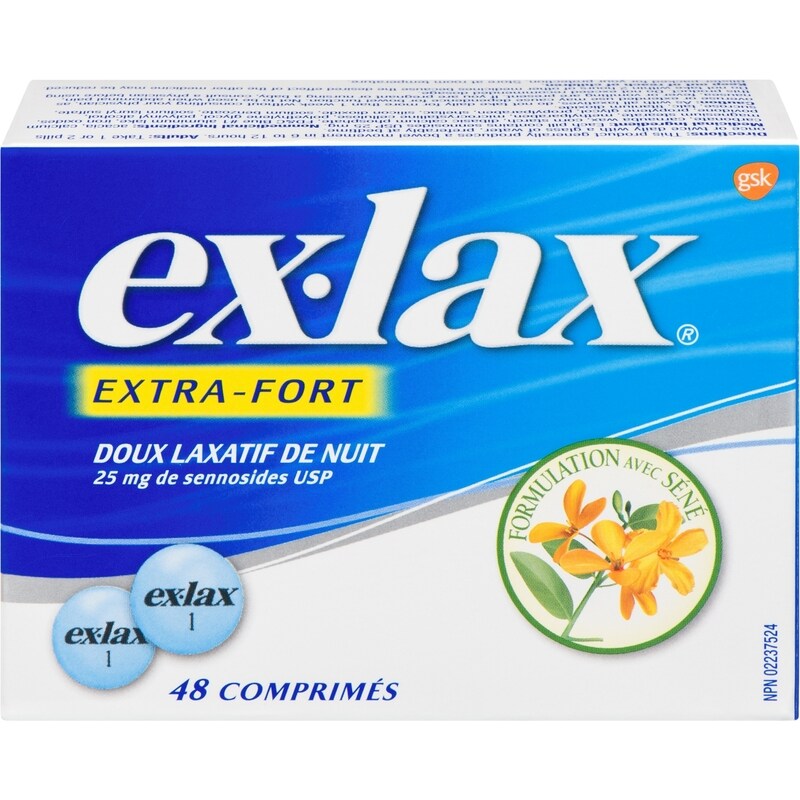 EXLAX SENNA FORMULA XST TB 25MG 48 TABLET