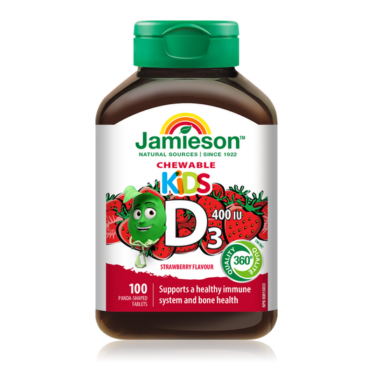 Jamieson    JMS Vitamin D 400IU Chewable 100's    100IU Chewable