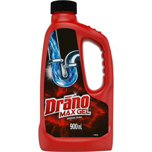 DRANO MAX GEL PROFESSIONAL STRENGTH 900ML pack of 12