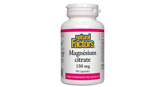 Natural Factors - Magnesium Citrate 150 mg - 90 caps