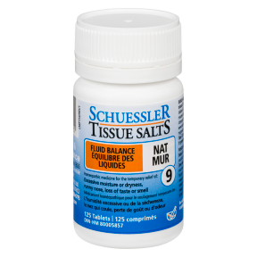 SCHUESSLER TISSUE SALTS - TABLETS   NAT MUR 125 tabs - (6X)
