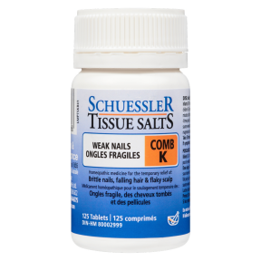 Schuessler tissue salts - COMB K 125 tabs - (6X)