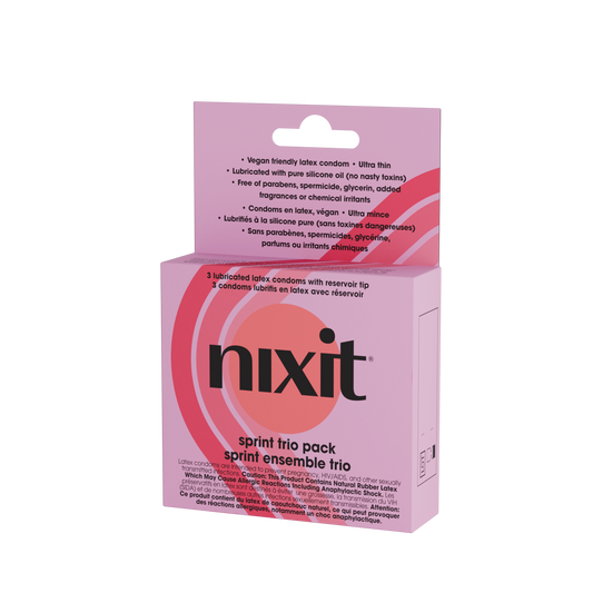 Nixit   Lubricated Latex Condoms 3ct