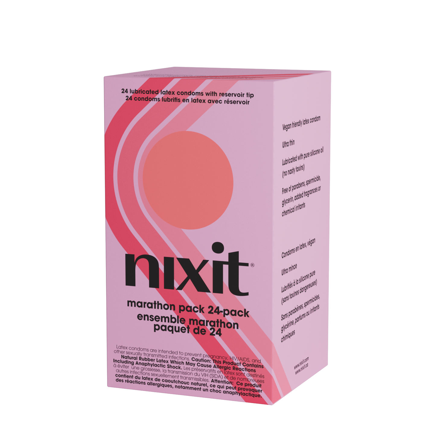 Nixit   Lubricated Latex condoms 24ct