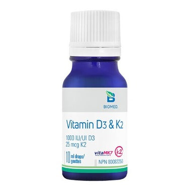 BIOMED    MK7 with D3 Drops   10 ml drops