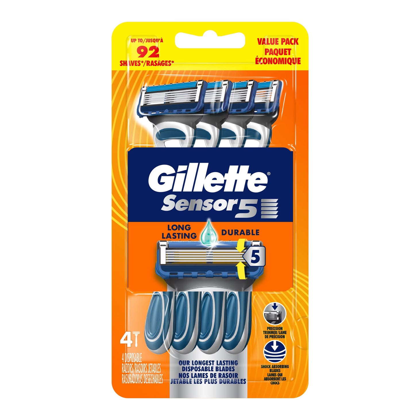 GILLETTE SENSOR5 BASE RAZORS 4