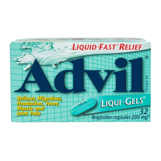 Advil Liqui-Fast 200mg - 32 Liqui-Gels