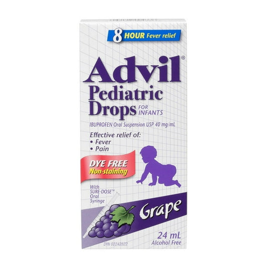 ADVIL DROPS PED 200MG DYE FREE 24ML DROP MED