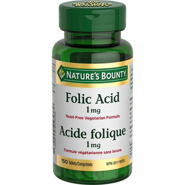NATURE'S BOUNTY FOLIC ACID 1MG TB 150 TABLET