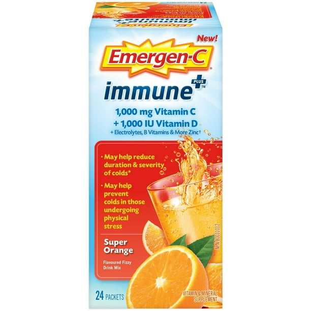 EMERGEN C IMMU SUPER ORANGE BAG 24 POWDER PACKET