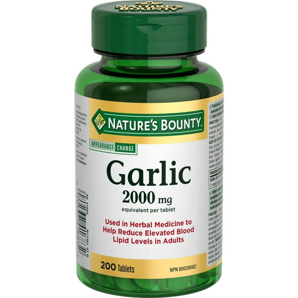 NATURE'S BOUNTY GARLIC 2000MG TB 200 TABLET
