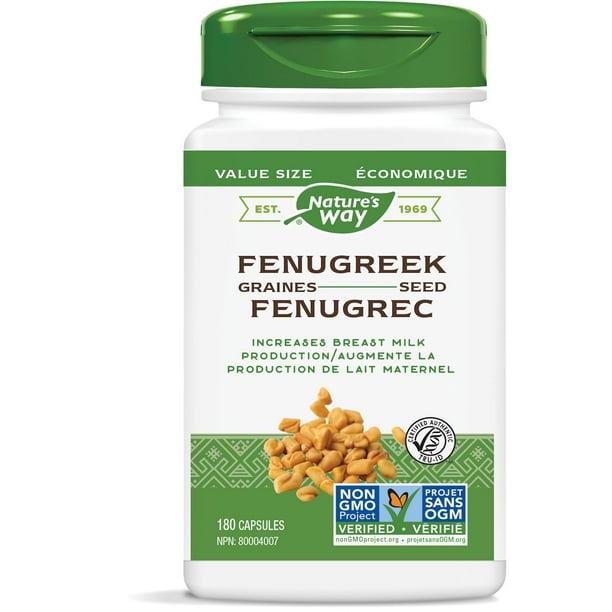Nature's Way - Fenugreek Seed - 180 veg Caps