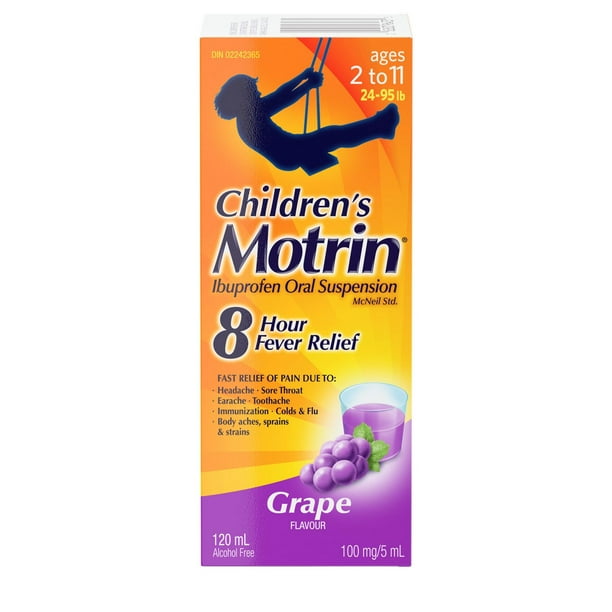 MOTRIN CHILDREN IB ORAL SUSPENSION GRP 120ML SUSPENSION