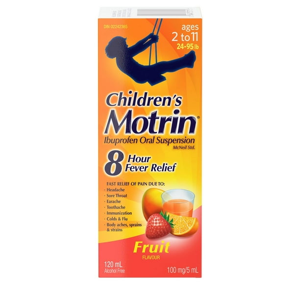 MOTRIN SUSP LIQ TROPICAL PUNCH 120ML LIQUID