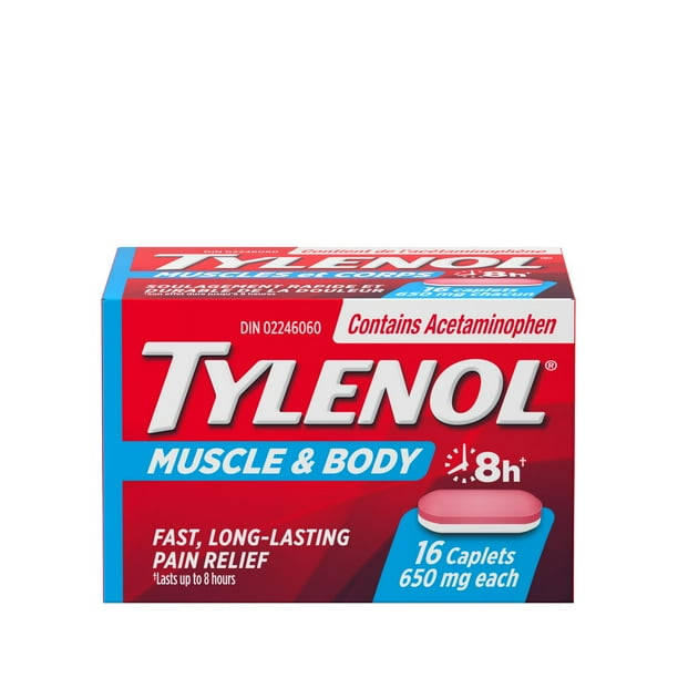 TYLENOL MUSCLE ACHES & BODY PAIN TB 16 TABLET EXT REL