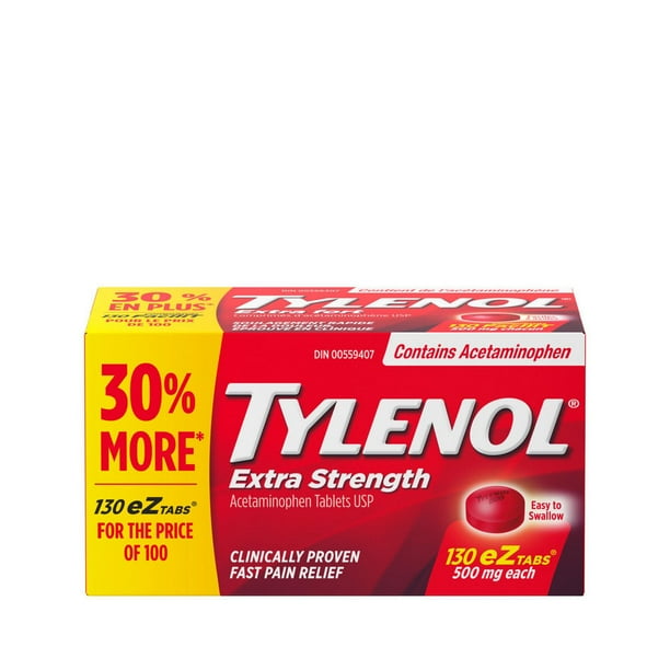 TYLENOL XST EZ TB 100+30 TABLET