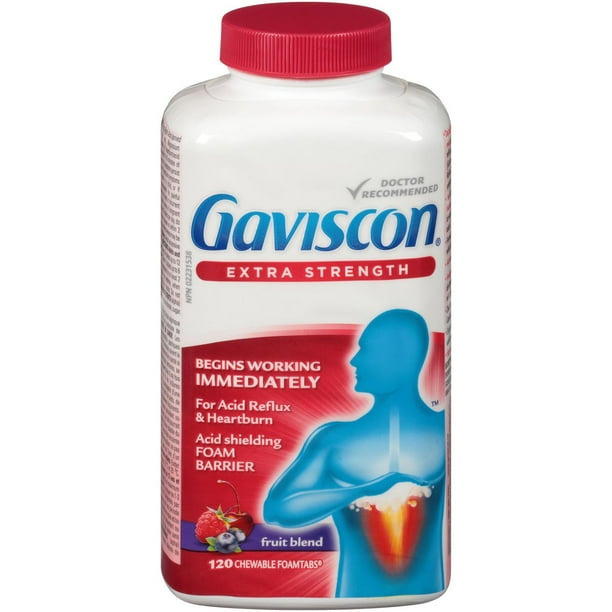 GAVISCON XST FRUITS TB 120 TABLET