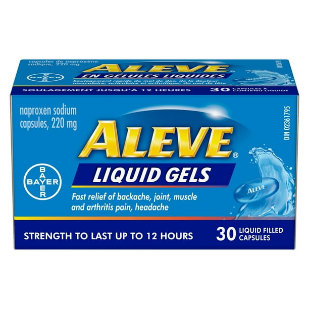 ALEVE LIQ GELS CAPS 220MG 30 CAPSULE