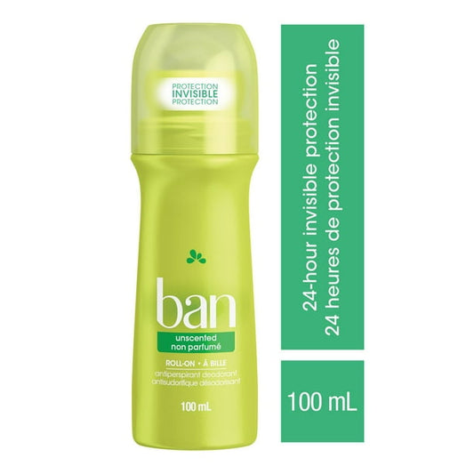 Ban Classic Roll-on Unscented 100ml