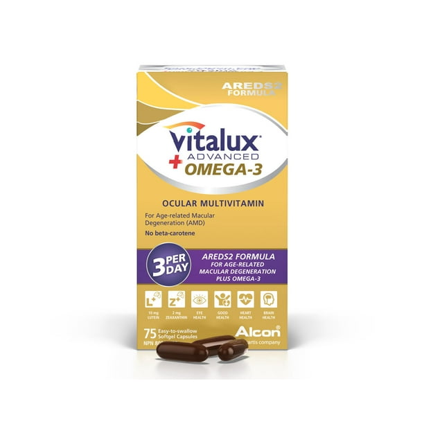 Vitalux ADV+OMEGA 3, 75 caps