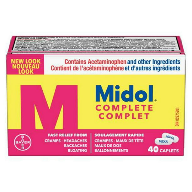 MIDOL COMPLETE TB 15/60/500MG 40 TABLET