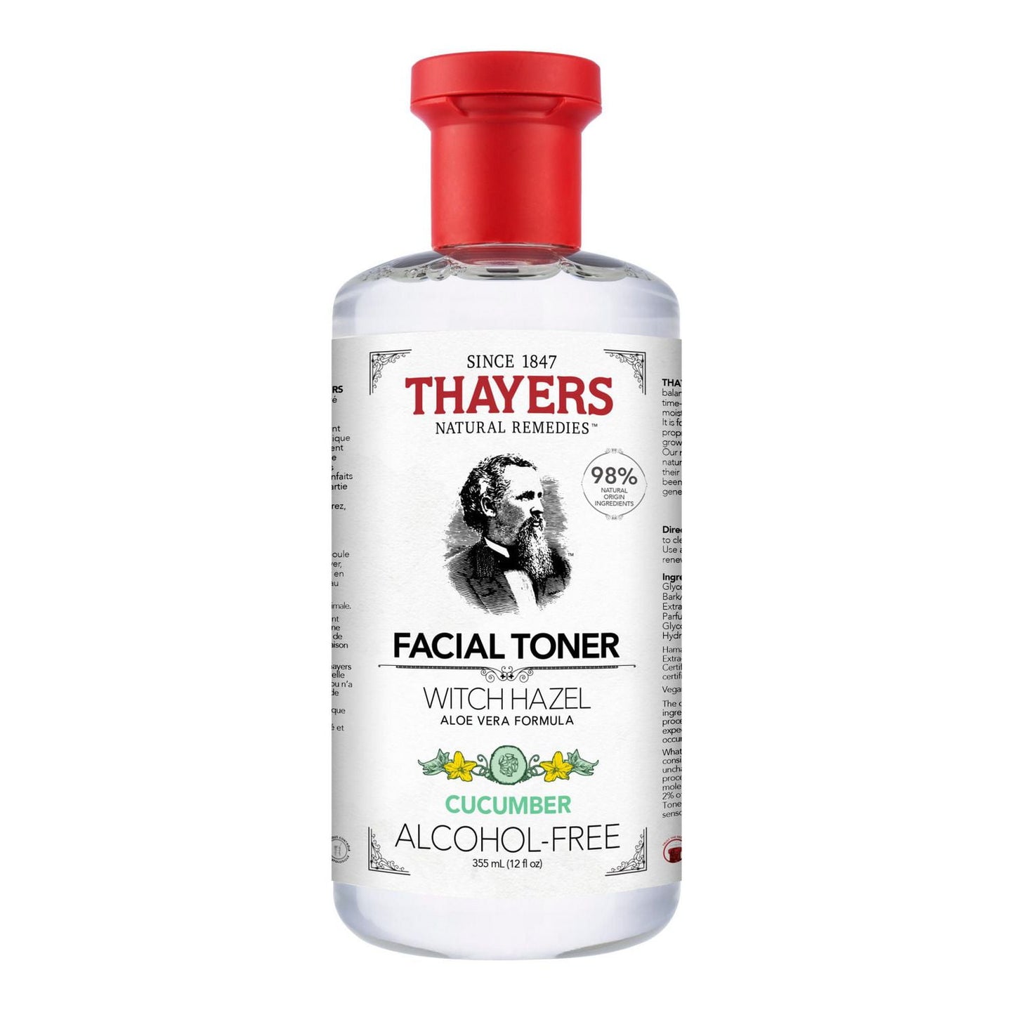 THAYERS NATURAL    Cucumber Aloe Vera Toner 355mL