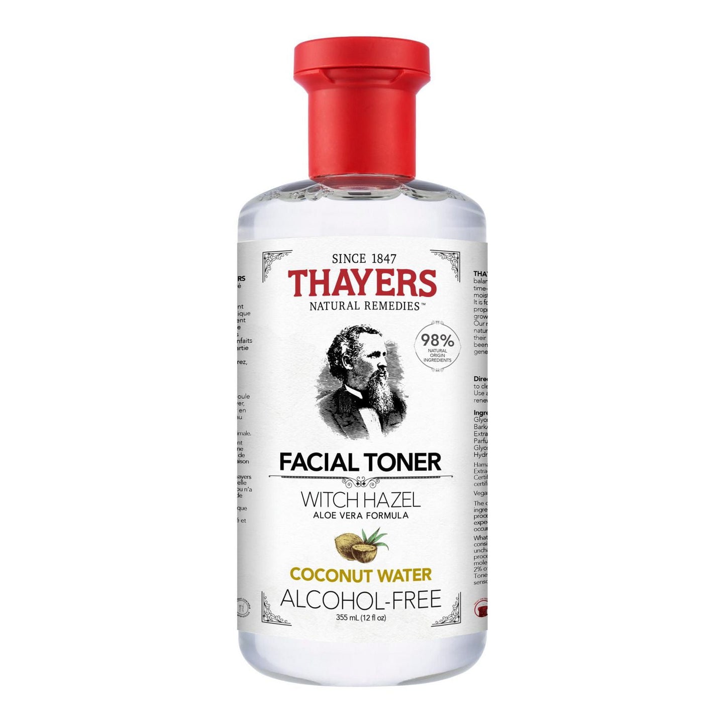 THAYERS NATURAL    Coconut Water Aloe Vera Toner355mL