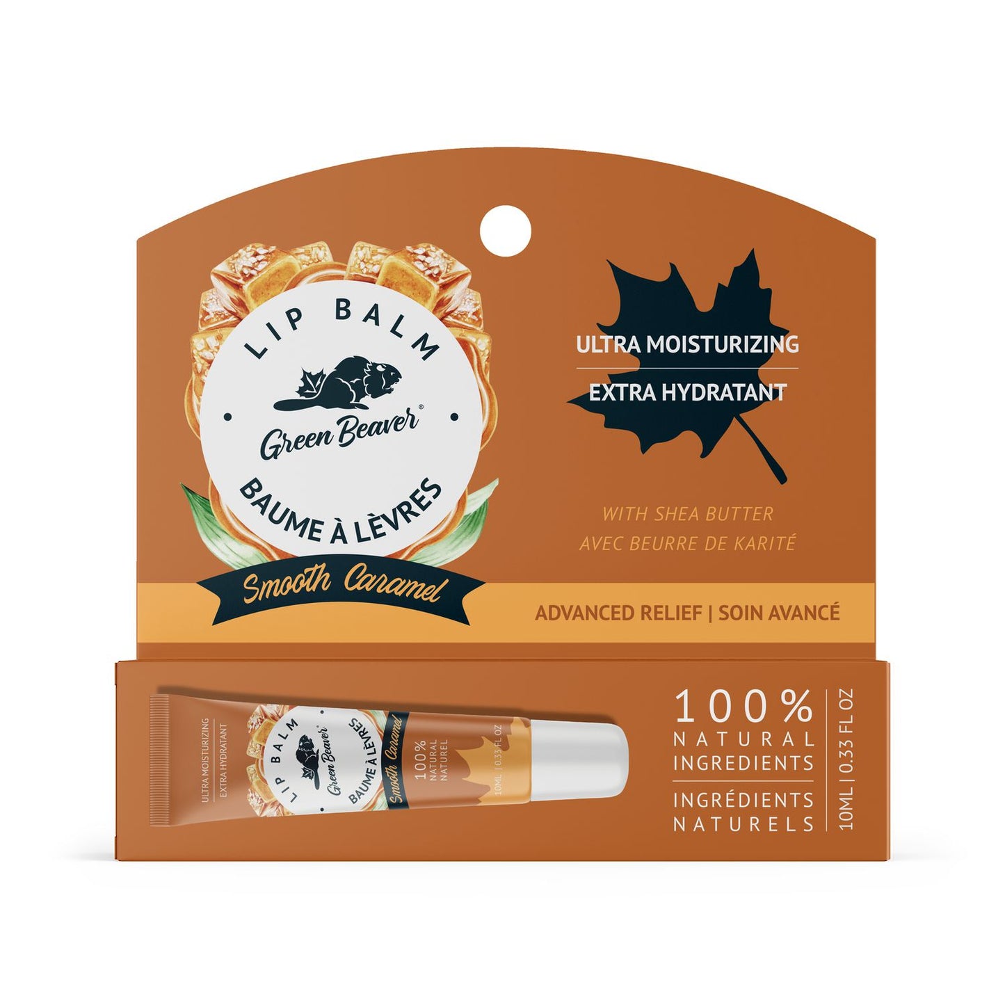 GREEN BEAVER    Smooth Caramel Lip balm 10mL*12