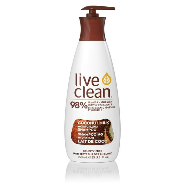 Live Clean   Coconut Milk Shampoo 750ml 750ml