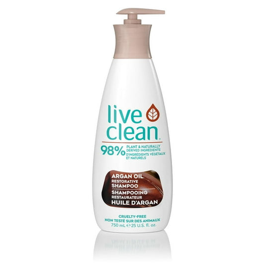 Live Clean   Argan Oil Shampoo 750ml 750ml