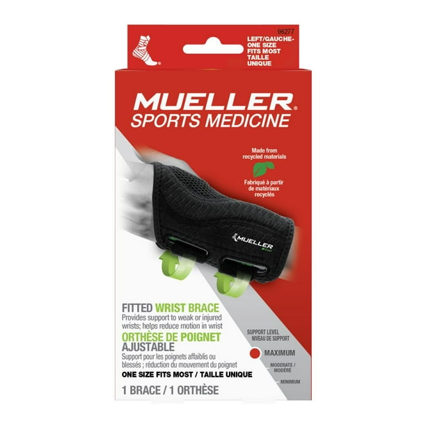 MUELLER FITTED WRIST BRACE LEFT