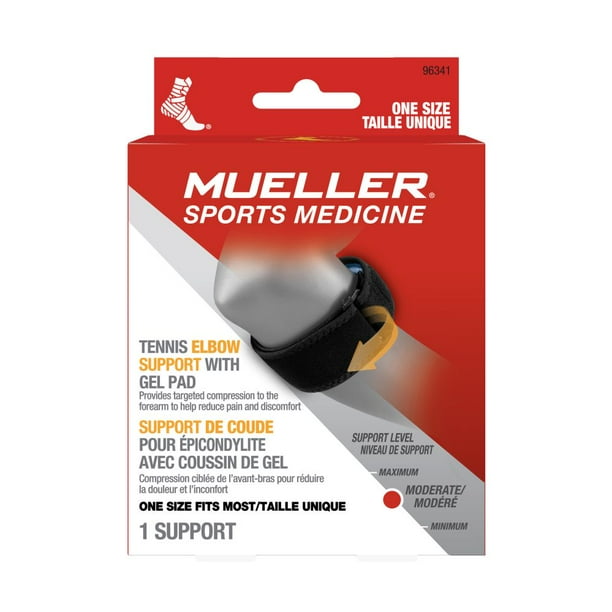 MUELLER TENNIS ELBOW SUPPORT W/GEL PAD