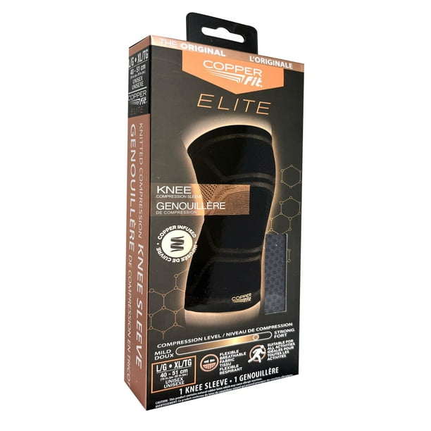 COPPER FIT ELITE KNEE COMPRESSION SLEEVE LG/XL