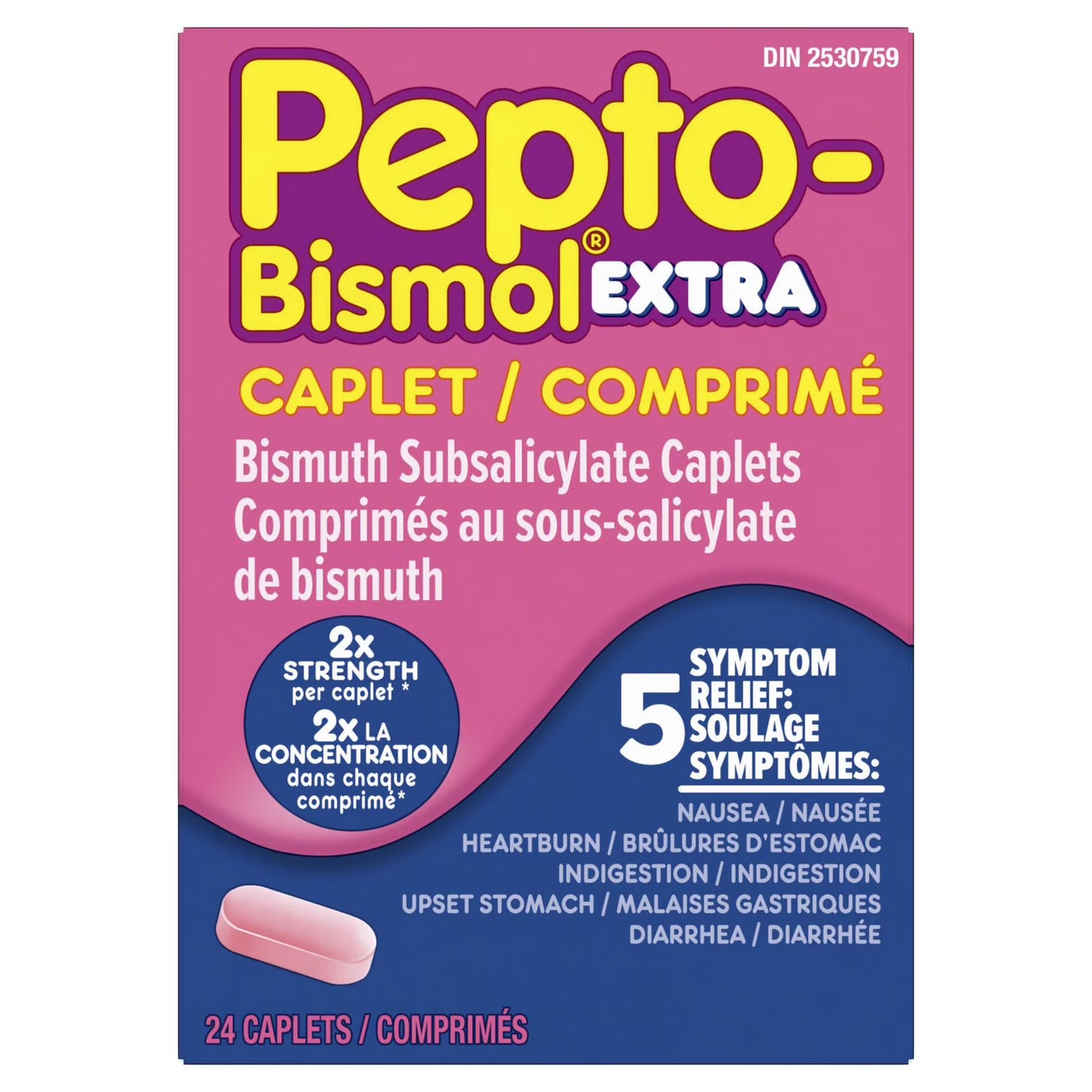 PEPTO BISMOL EXTRA CPLT 524MG 24