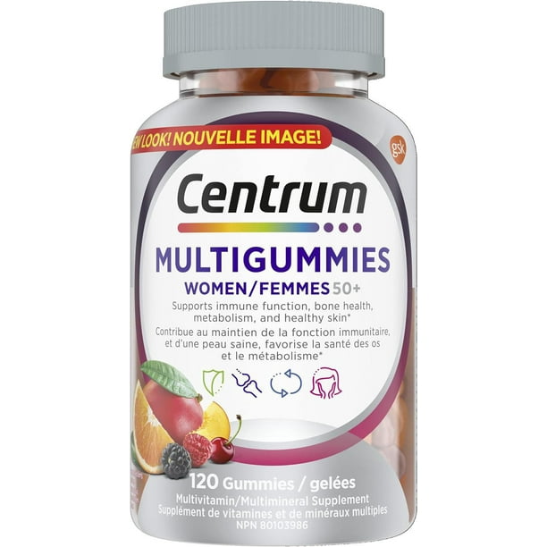 CENTRUM MULTIGUMMIES WOMEN 50+ 120 BLOCK
