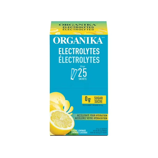 Organika   ELECTROLYTES CLASSIC LEMONADE 3.5G DISPLAY 25BOX