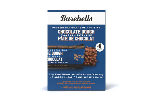 BAREBELLS BAREBELLS PROTEIN BAR CHOCOLATE DOUGH 55g - 4/box