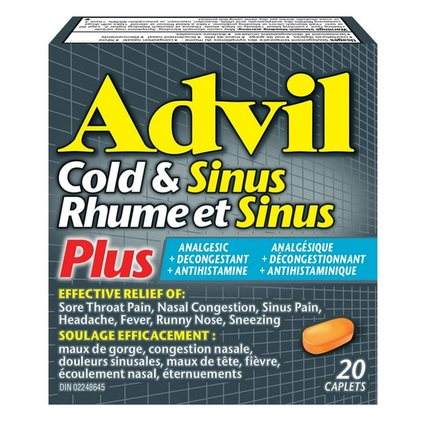 Advil Cold & Sinus Plus - 20 Cplts